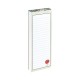 Magnetic shopping list - William Morris (Cray) (B)