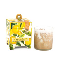 Bougie Parfumée 184 g et boîte cadeau  - Lemon Basil