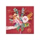 Magnet - Maman chérie (floral rose)