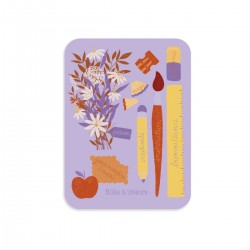 Boîte rectangulaire en métal - Bouquet d'amour (boîte à trésors)