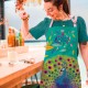 Apron 100% organic cotton (GOTS) - Paon-paon-pidou