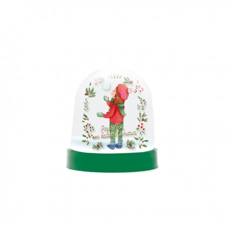 Small snow globe - Douce nuit (éclat d'amour)