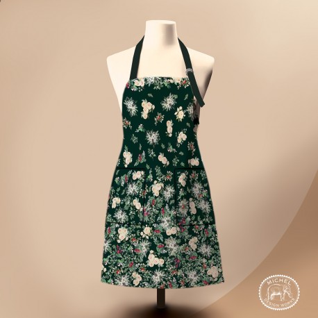 Tablier 100% coton ajustable - Winter garden