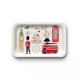 Plateau rectangulaire (28x18 cm) - London style