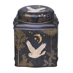 Wavy dom lid tea caddy - Sara Miller (Magical Nightfall)