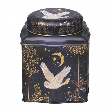 Wavy dom lid tea caddy - Sara Miller (Magical Nightfall)