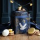 Wavy dom lid tea caddy - Sara Miller (Magical Nightfall)