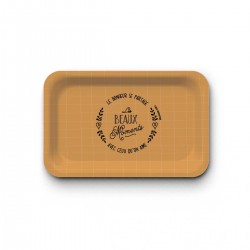 Tray recycled kraft (28x18 cm) - Les beaux moments