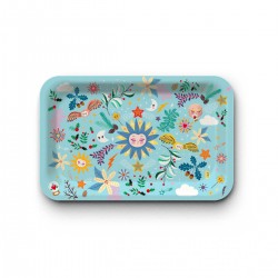 Tray recycled kraft (28x18 cm) - Soleil d'hiver