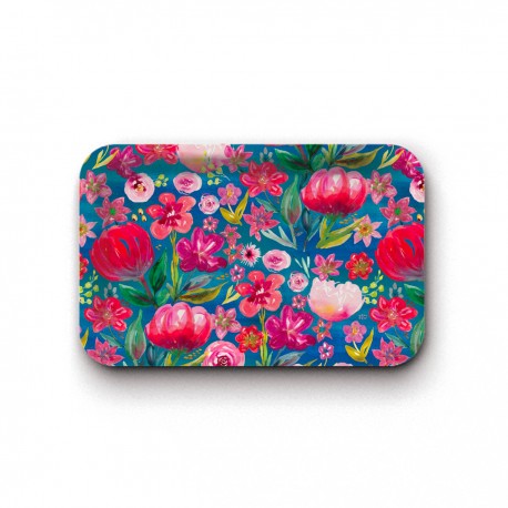Tray recycled kraft (28x18 cm) - Floral folk