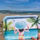 Plateau rectangulaire (28x18 cm) - Femme à la plage