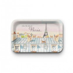 Tray recycled kraft (28x18 cm) - Toits Parisiens