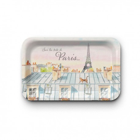 Tray recycled kraft (28x18 cm) - Toits Parisiens