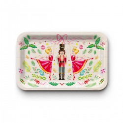 Tray recycled kraft (mate 28x18 cm) - Magie Noël