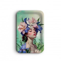 Plateau rectangulaire kraft (28x18 cm) - Les muses (Aurélia)