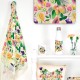 Towel 100% organic cotton (GOTS) - Flamingo Tropico