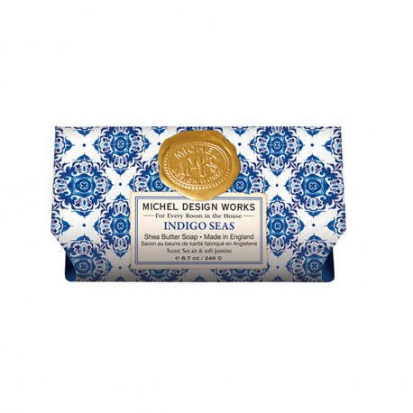 Savon ovale en barre 246g - Indigo Seas