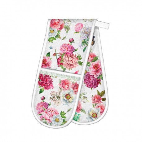 Double oven glove - Blush Peony