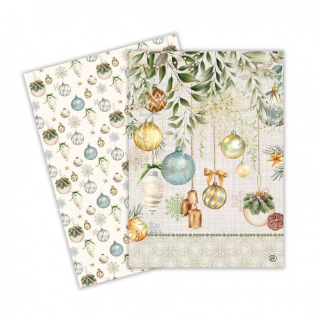 Set de 2 torchons assortis 100% coton - Peace on Earth
