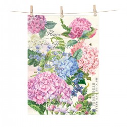 Torchon 100% coton - Wild Hydrangea