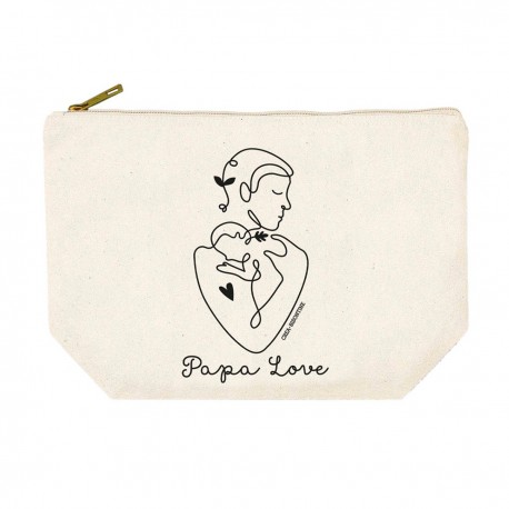 Trousse rectangulaire GM (28x20 cm) - Papa love