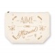 Trousse rectangulaire GM (28x20 cm) - Aime comme maîtresse