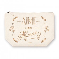 Trousse rectangulaire GM (28x20 cm) - Aime comme maman