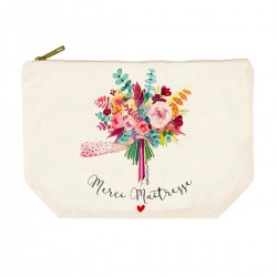 Trousse rectangulaire GM (28x20 cm) - Merci maîtresse