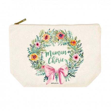 Trousse rectangulaire GM (28x20 cm) - Maman chérie