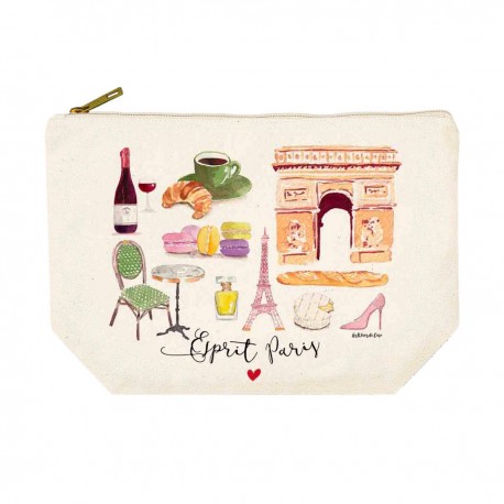 Trousse rectangulaire GM (28x20 cm) - Esprit Paris