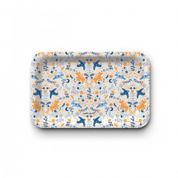 Tray recycled kraft (28x18 cm) - Scandy Christmas