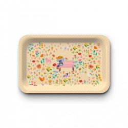 Tray recycled kraft (28x18 cm) - Joli Jardin