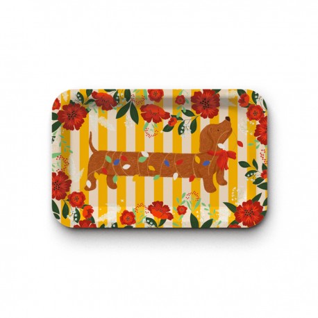 Tray recycled kraft (28x18 cm) - Douce nuit