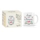 Mug ceramic 350ml - Je suis une marraine en or