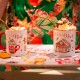 Mug céramique 350ml (int/anse rouge) - Délices de Noël