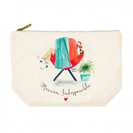 Trousse rectangulaire GM (28x20 cm) - Maman indisponible*