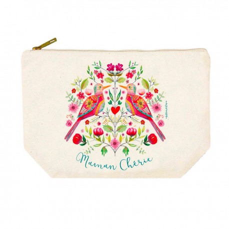 Toiletry bag - Floral folk (Maman chérie)
