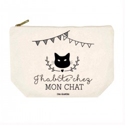 Toiletry bag - J'habite chez mon chat