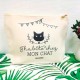 Trousse rectangulaire GM (28x20 cm) - J'habite chez mon chat