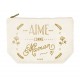 Trousse rectangulaire GM (28x20 cm) - Aime comme maman