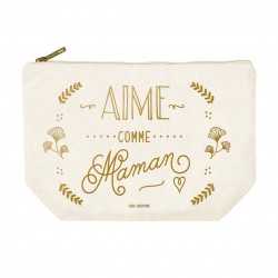 Trousse rectangulaire GM (28x20 cm) - Aime comme maman