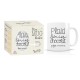 Mug ceramic 350ml - Plaid, séries, chocolat