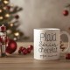 Mug ceramic 350ml - Plaid, séries, chocolat