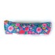 Trousse à crayons en coton - Floral folk
