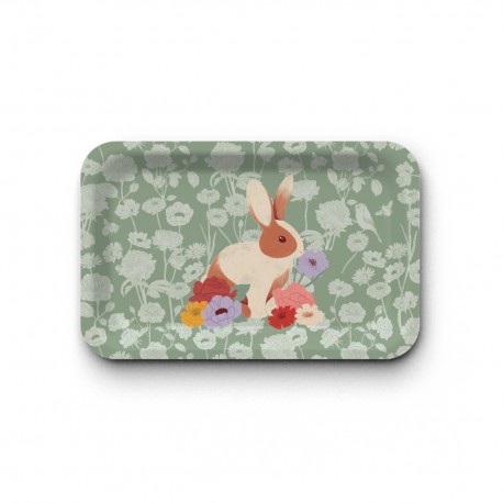 Kraft tray (mat 28x18 cm) - Nature vivante