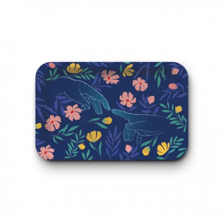 Plateau rectangulaire kraft (mat 28x18 cm) - A fleur de peau