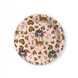 Empty pocket in kraft (dia. 12.5cm) - Le Soleil (féline)