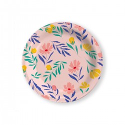 Empty pocket in kraft (dia. 12.5cm) - A fleur de peau