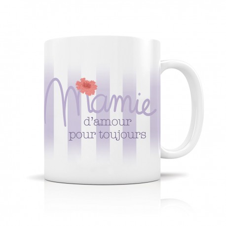 Ceramic white mug 12oz - Nature Vivante (mamie)
