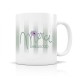 Ceramic white mug - Nature vivante (merci)